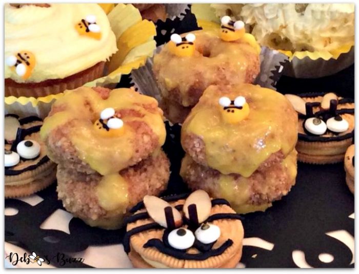 bee-theme-party-food-donut-hives