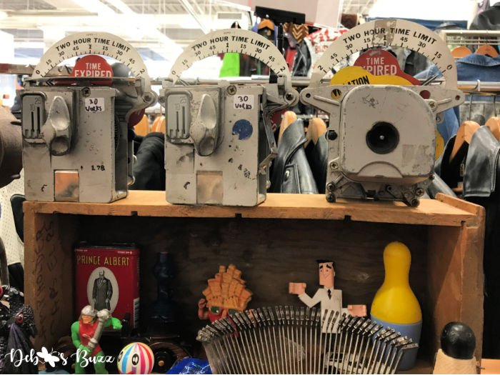 vintage-parking-meters-Brooklyn-flea-market